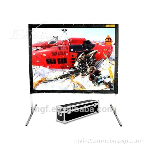 4:3 Fast Folding Projector Screen for Outdoor Stage Use with Front and Rear Projection